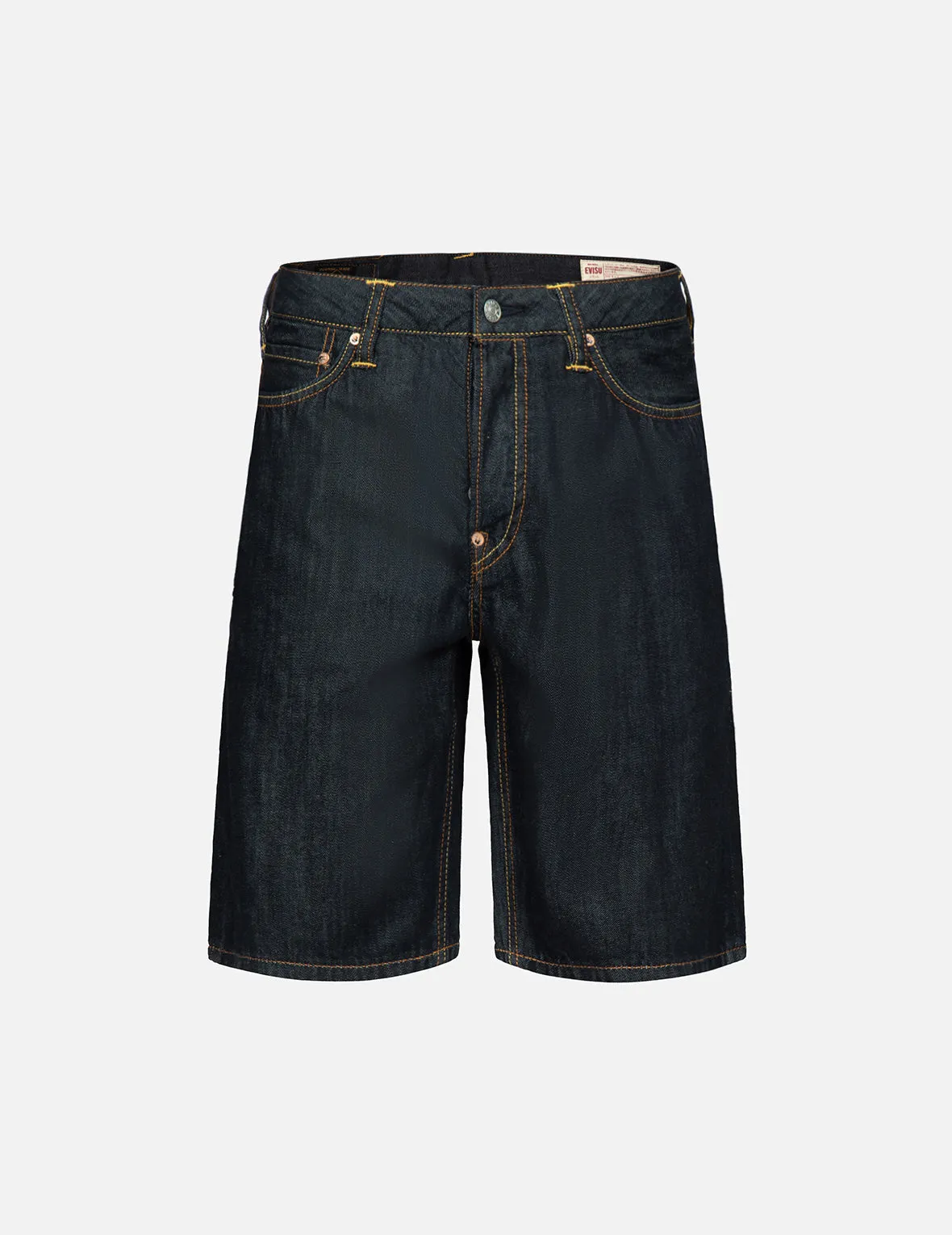 Seagull Daicock Print Denim Shorts