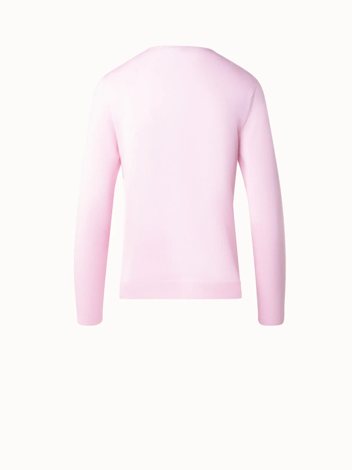 Cashmere Silk Knit Sweater - Shop Now