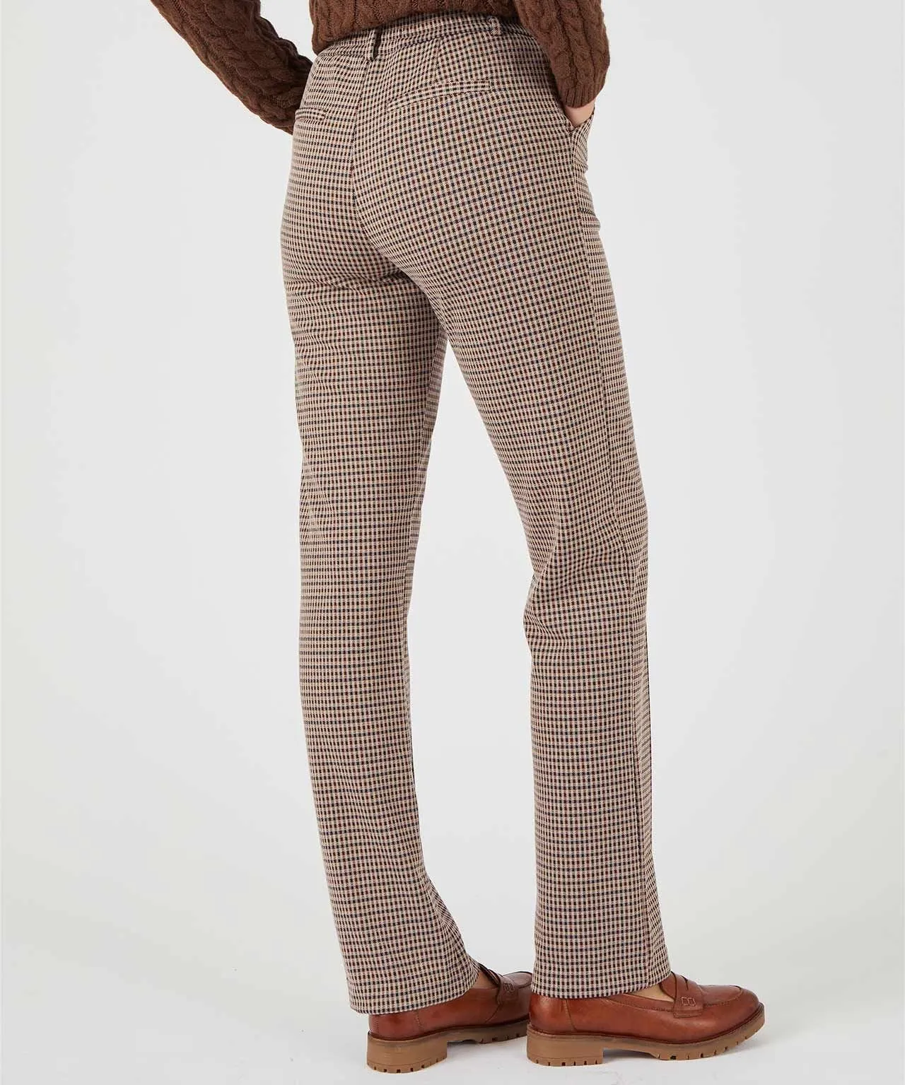 Secret Stretch Check Knitted Trousers – Available Now!