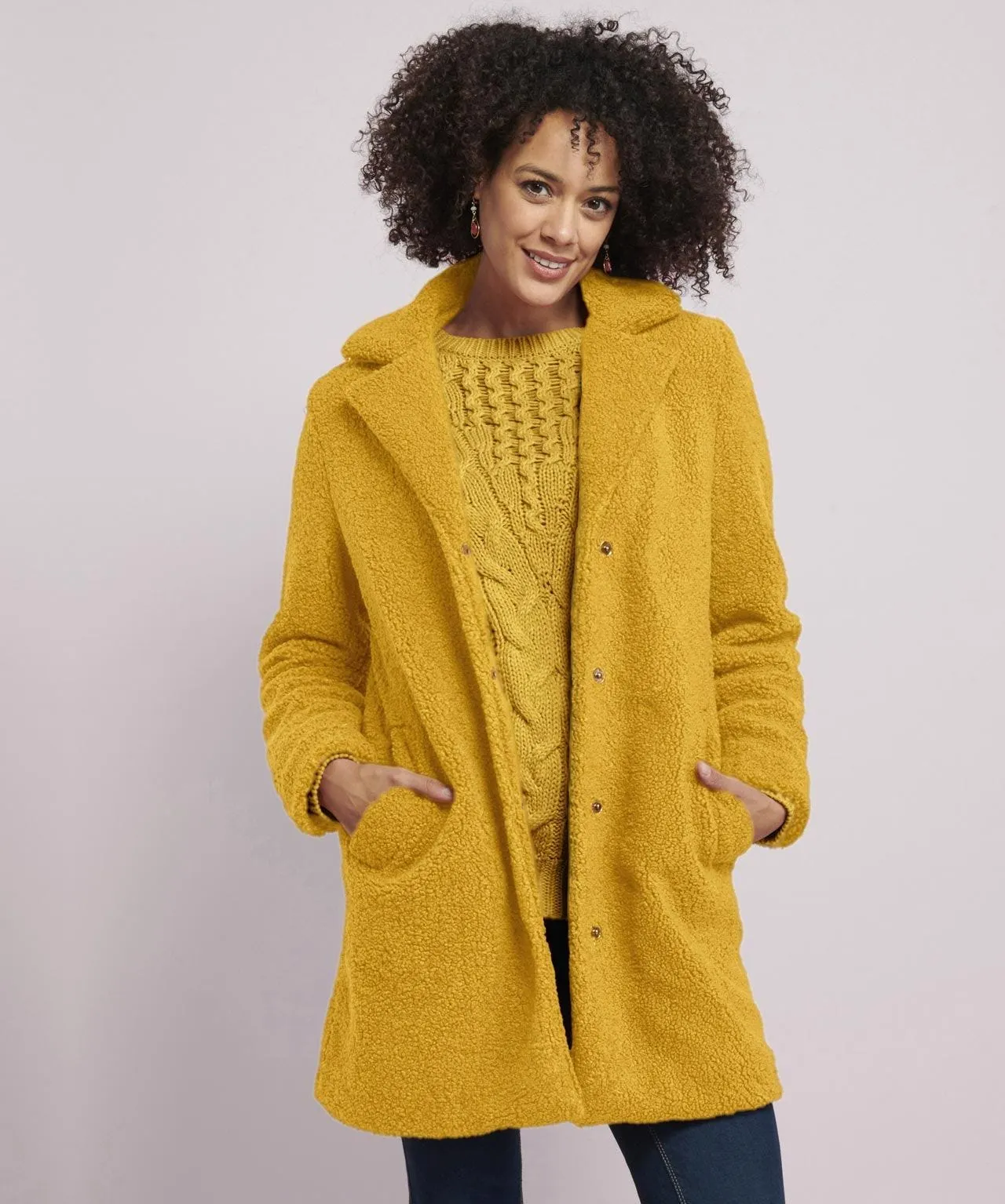 Sherpa Fleece Coat