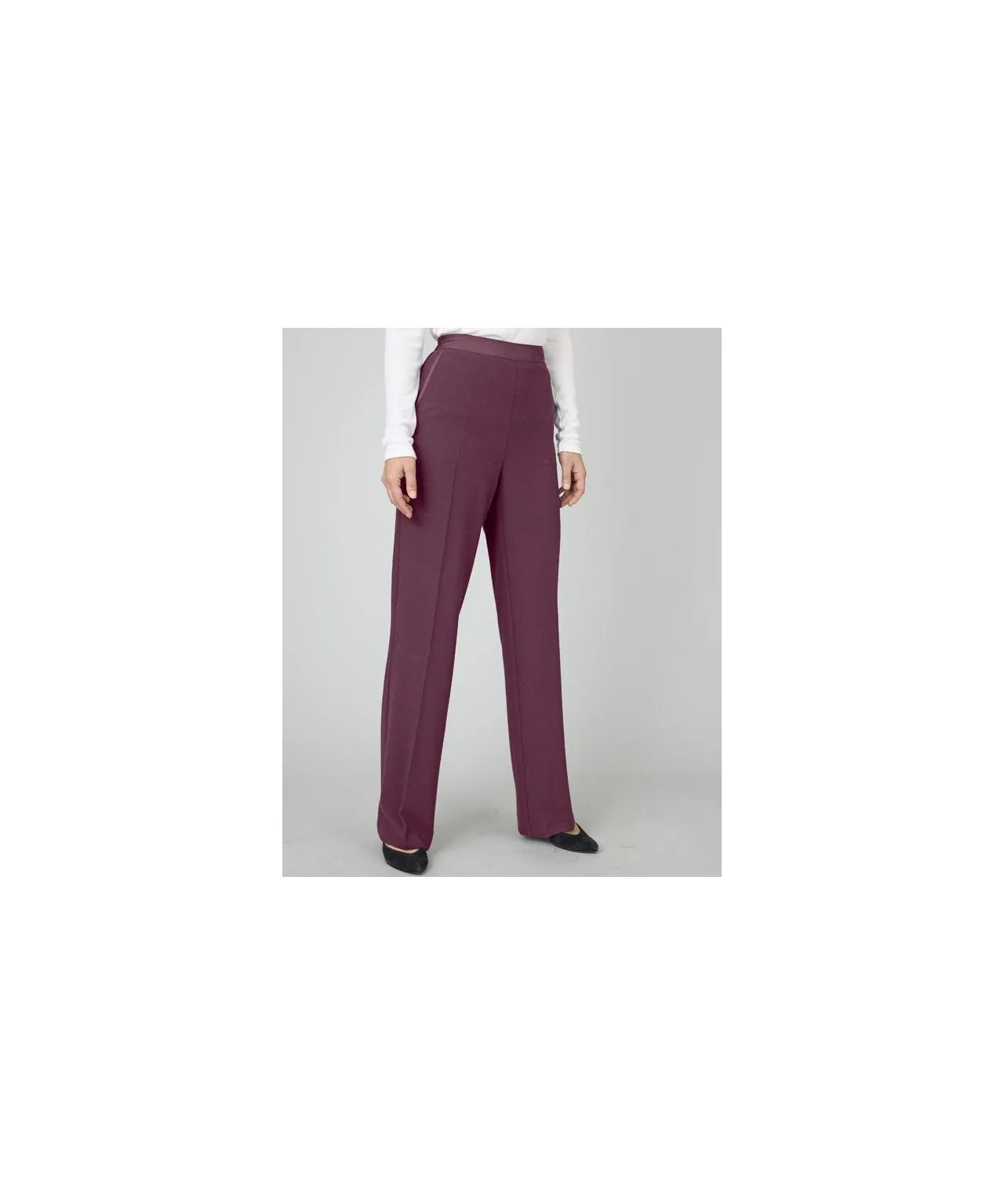 Silk-Edged Pants