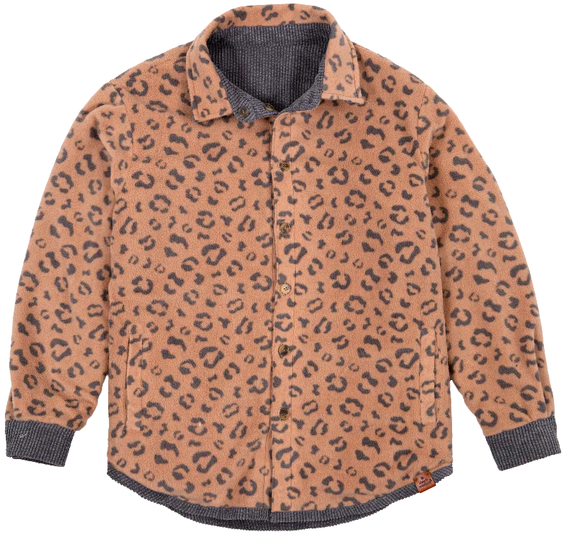 Southern Leopard Print Reversible Shacket - Shop Now