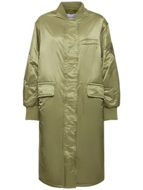 Stand Studio Abbie long coat in nylon fabric