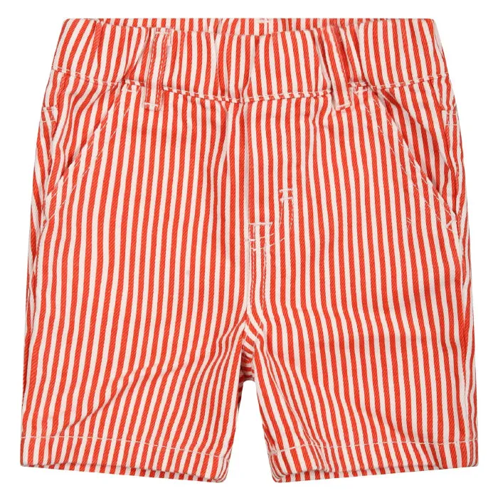 Stella McCartney Baby Red And White Striped Shorts