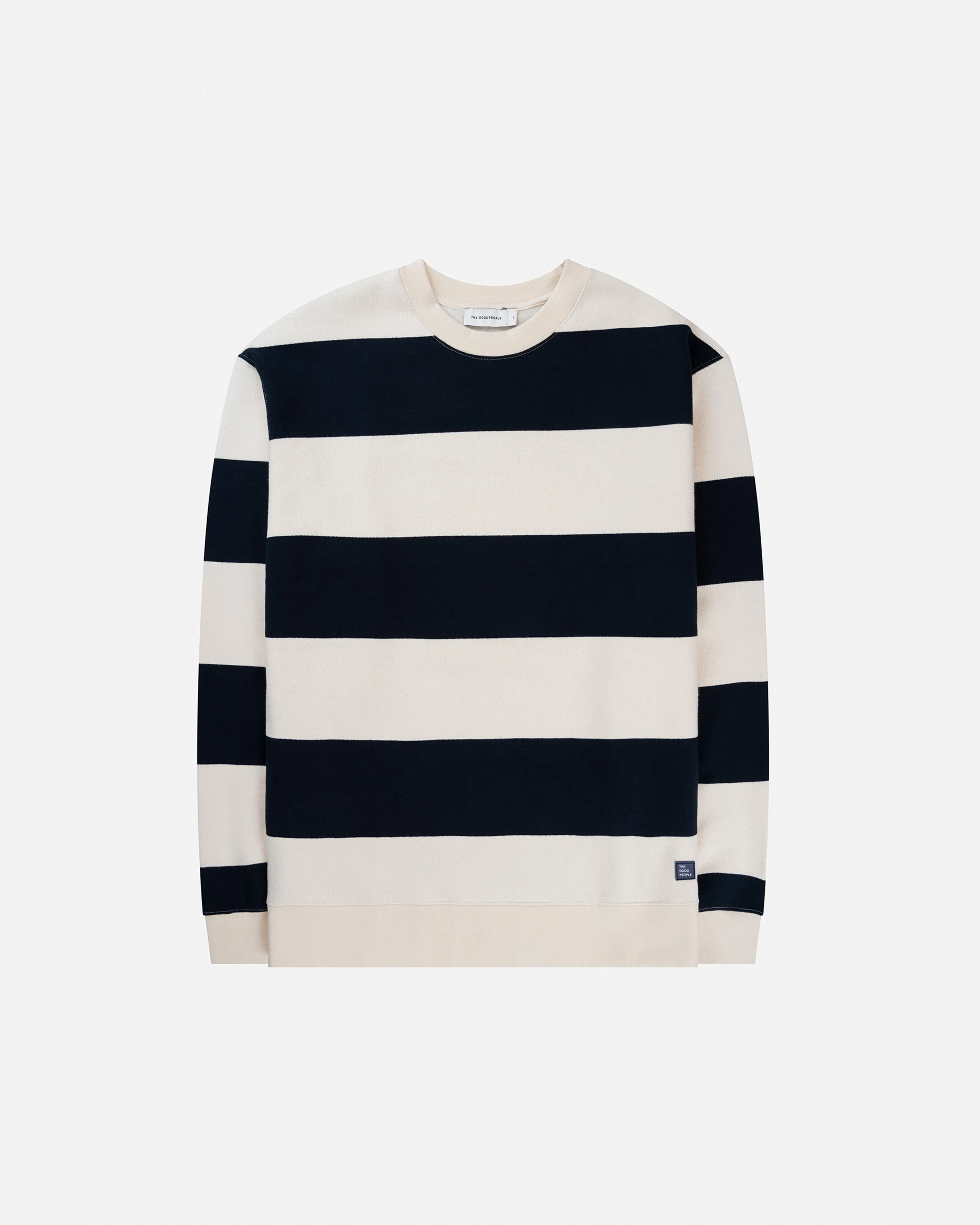 Striped Sweater with Bold Design - Shop Now