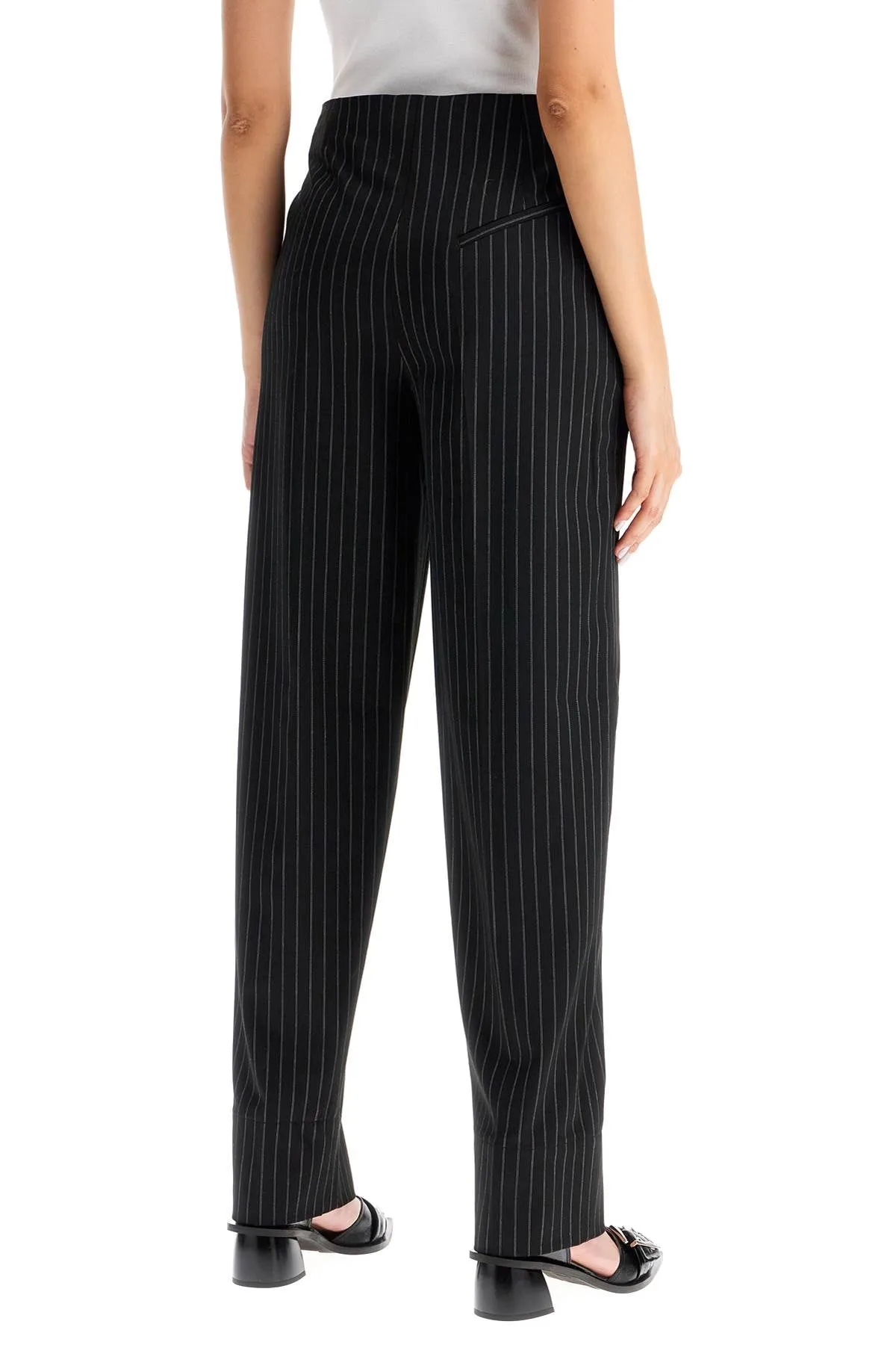 TAPERED STRIPED TROUSERS