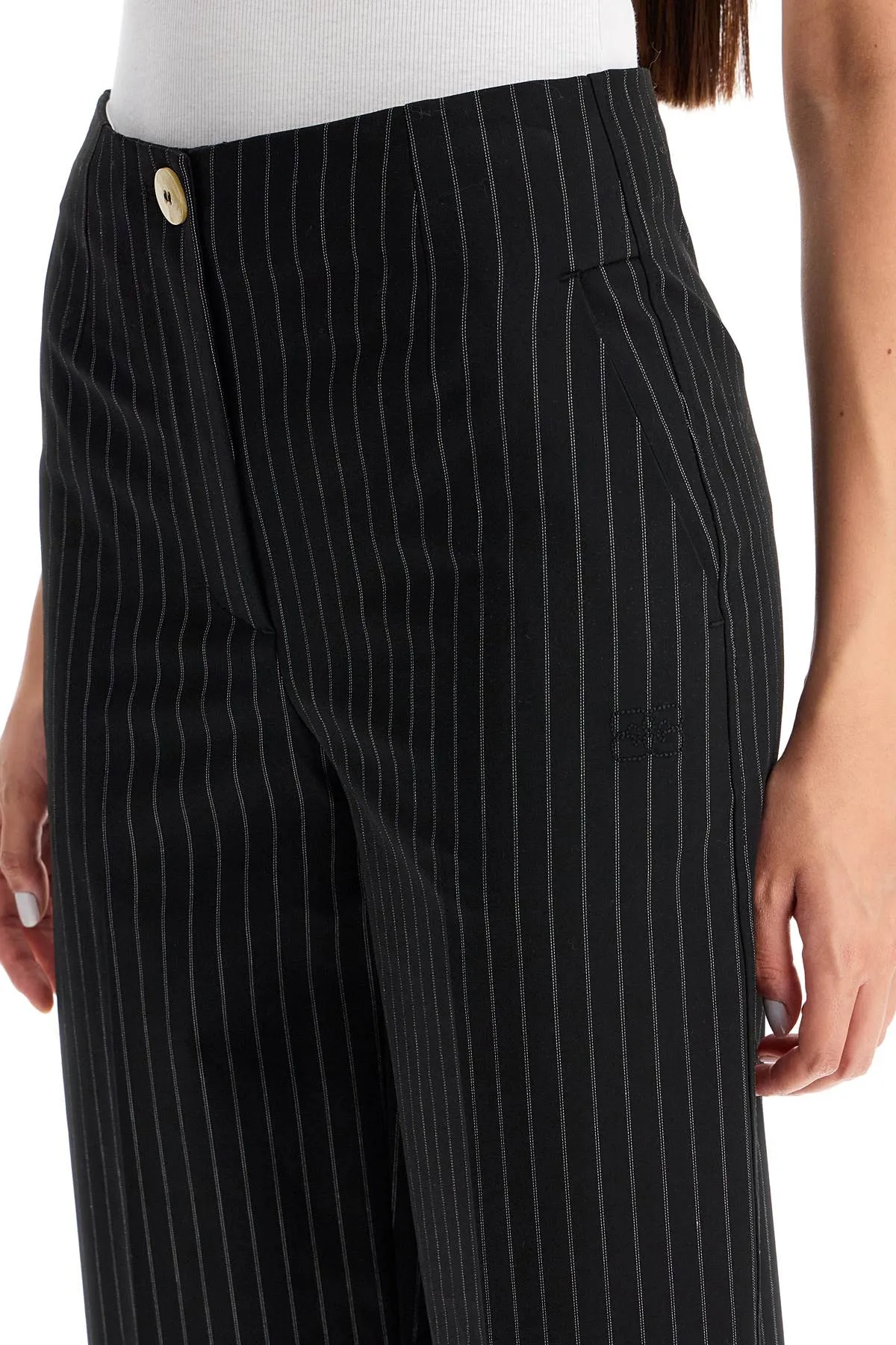 TAPERED STRIPED TROUSERS