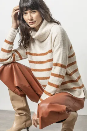 Striped Turtleneck Jumper