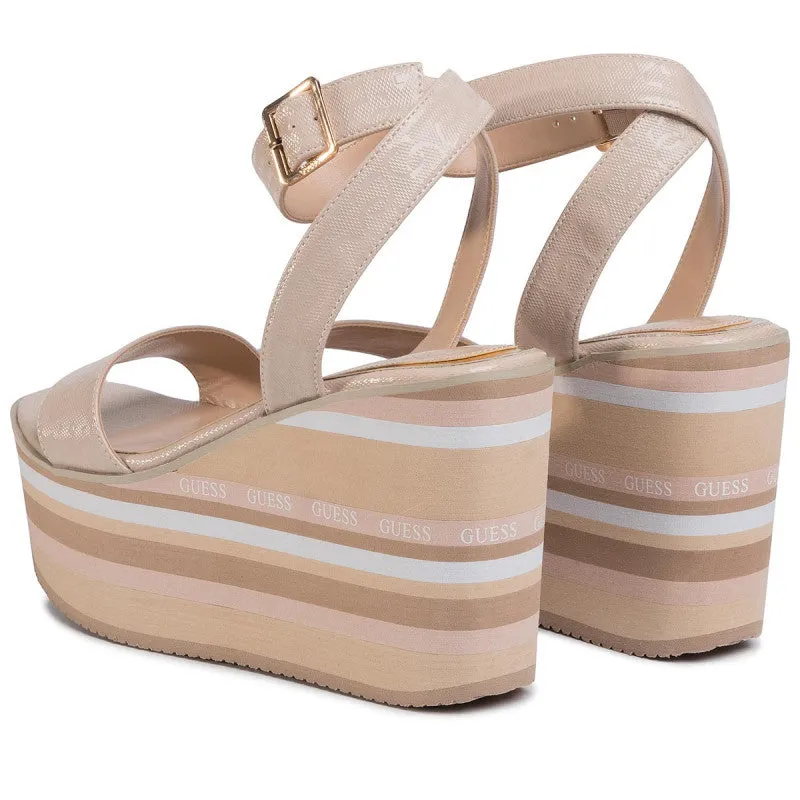 Summer Platform Slide Sandal.