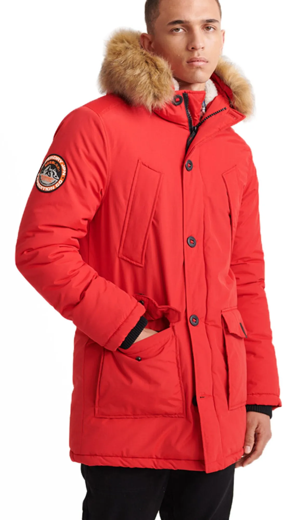 Superdry Deep Berry Everest Parka Jacket