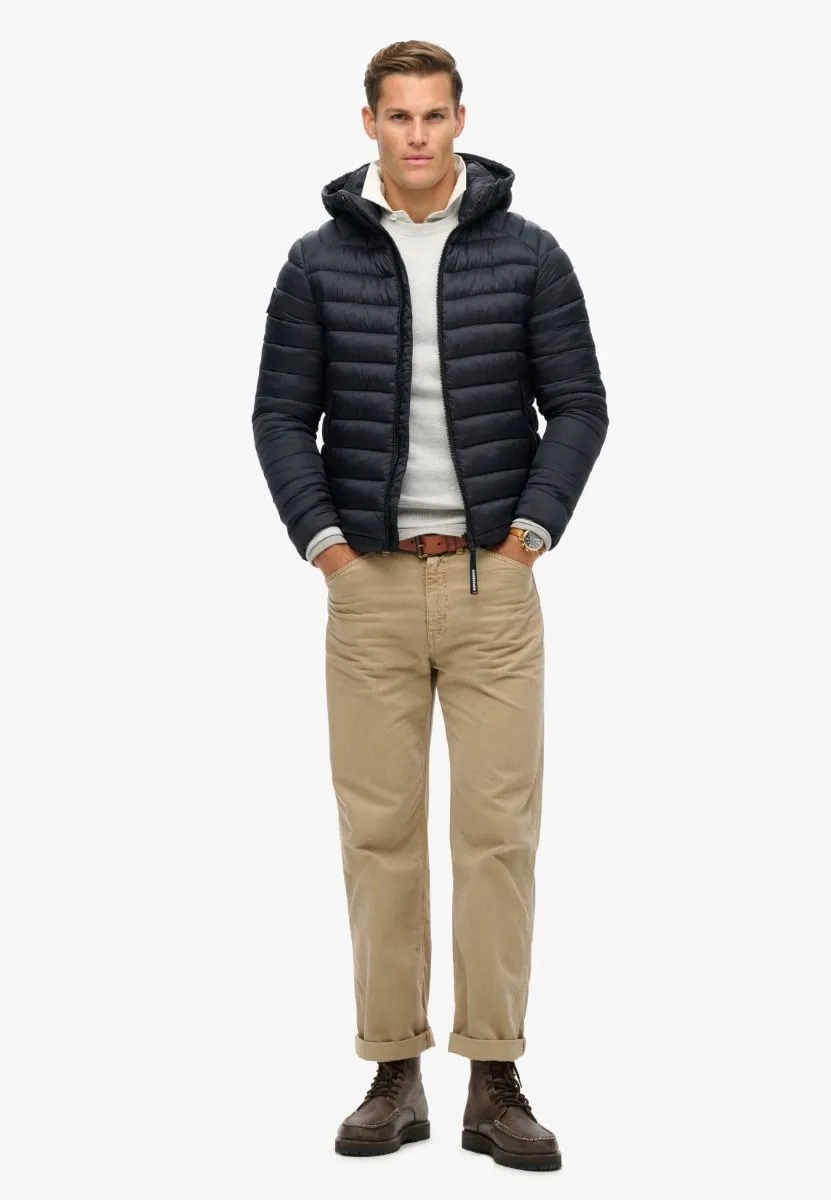 Superdry Eclipse Navy Hooded Fuji Sport Padded Jacket