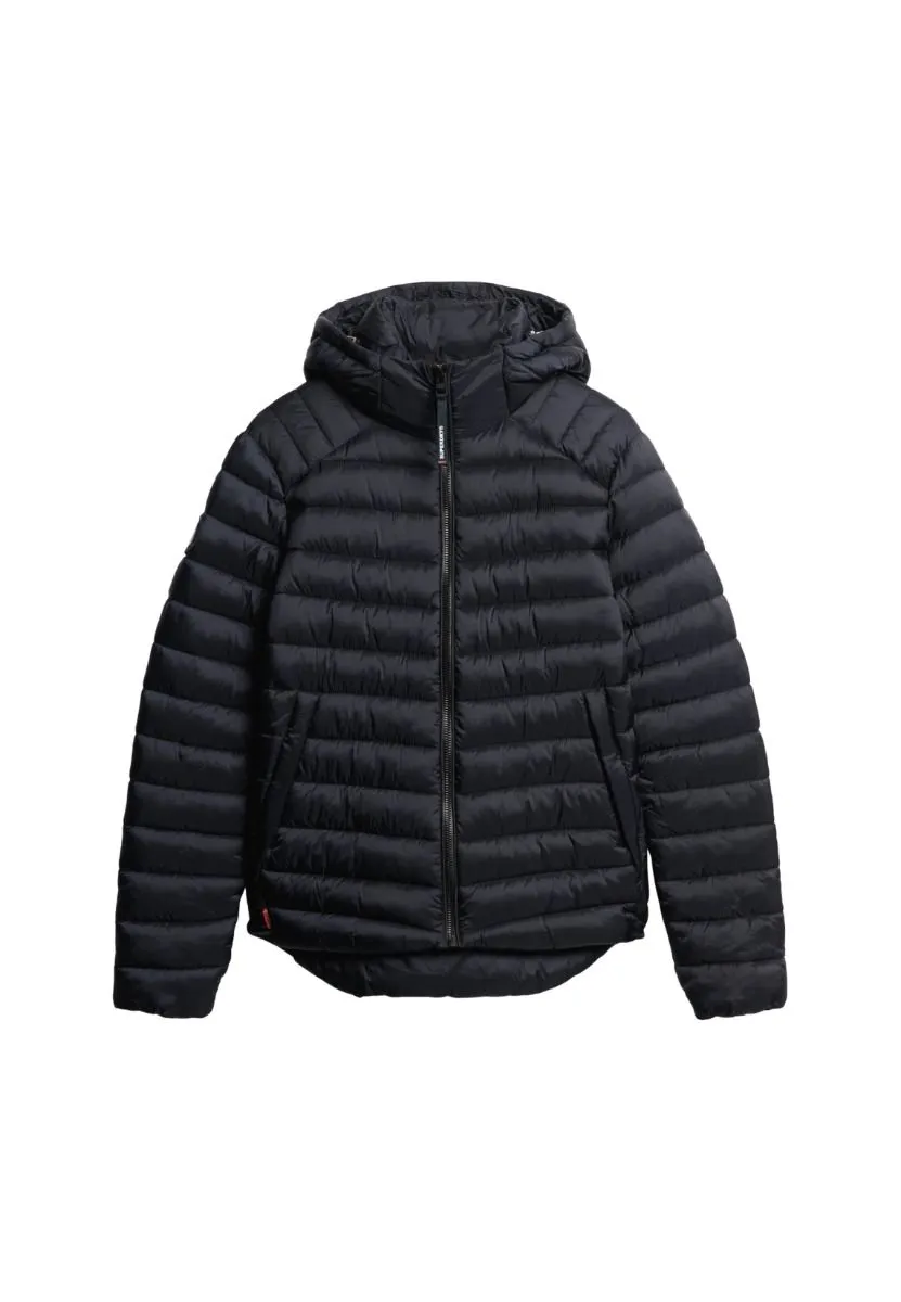 Superdry Eclipse Navy Hooded Fuji Sport Padded Jacket