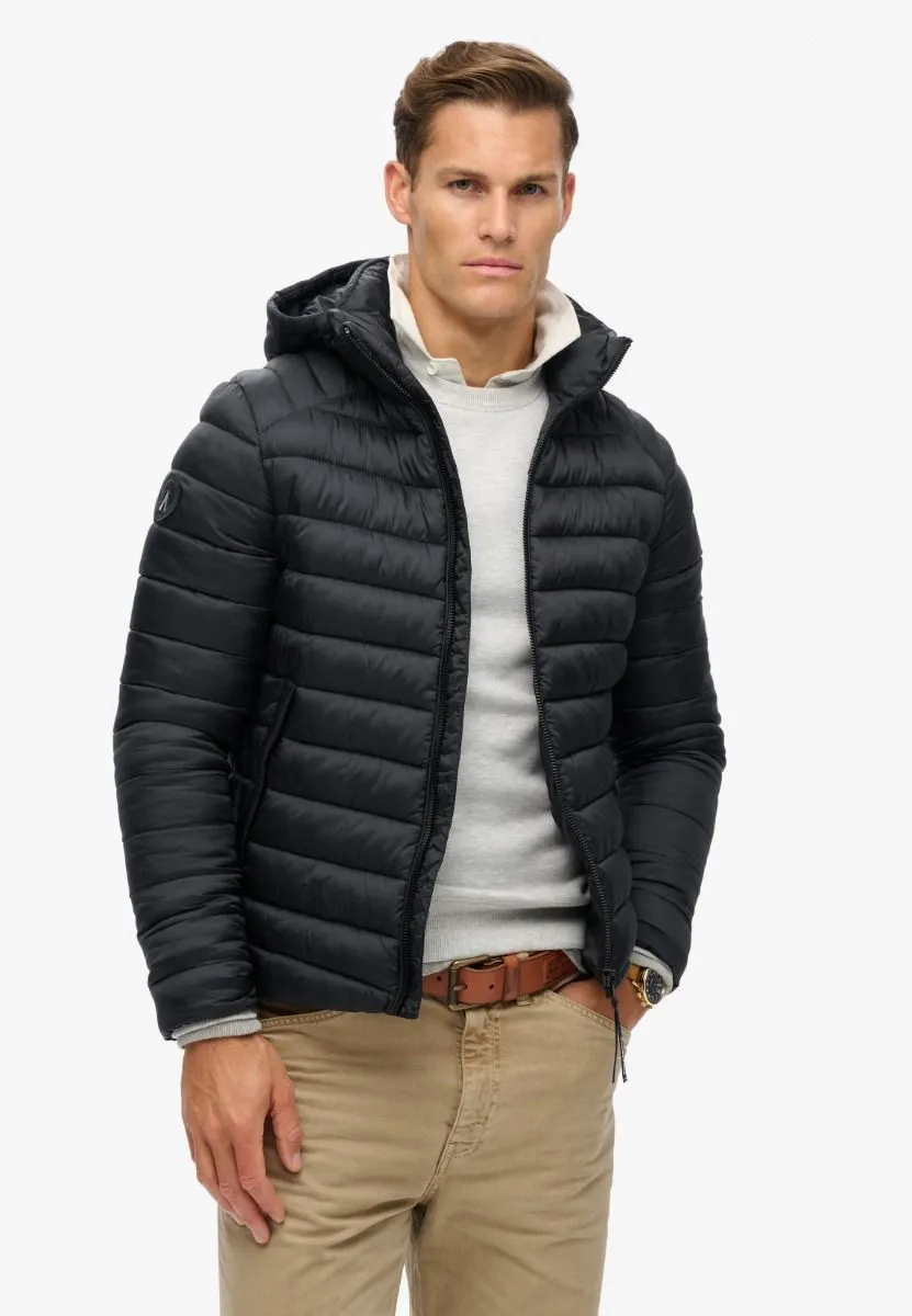 Superdry Eclipse Navy Hooded Fuji Sport Padded Jacket