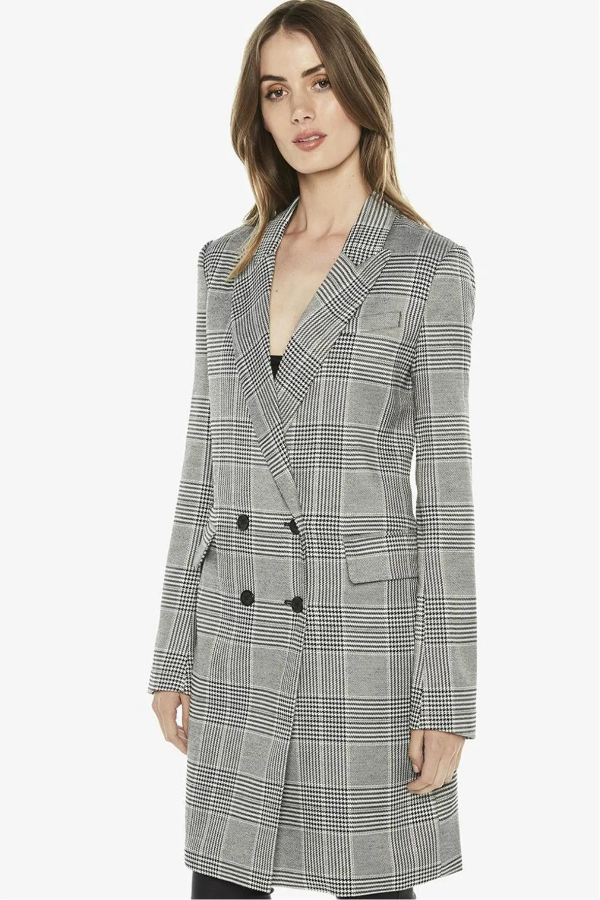 Tailored Checkered Jacket