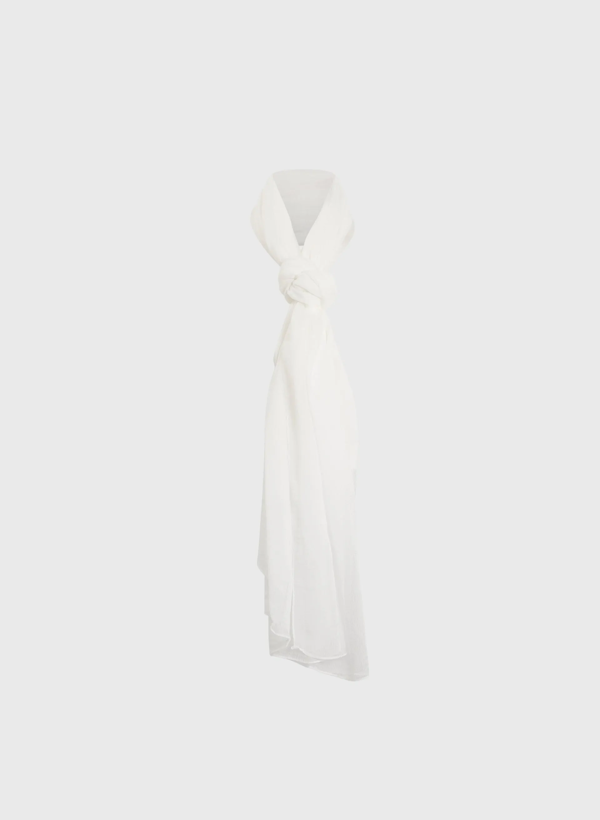 Textured Rectangular Crepe Scarf