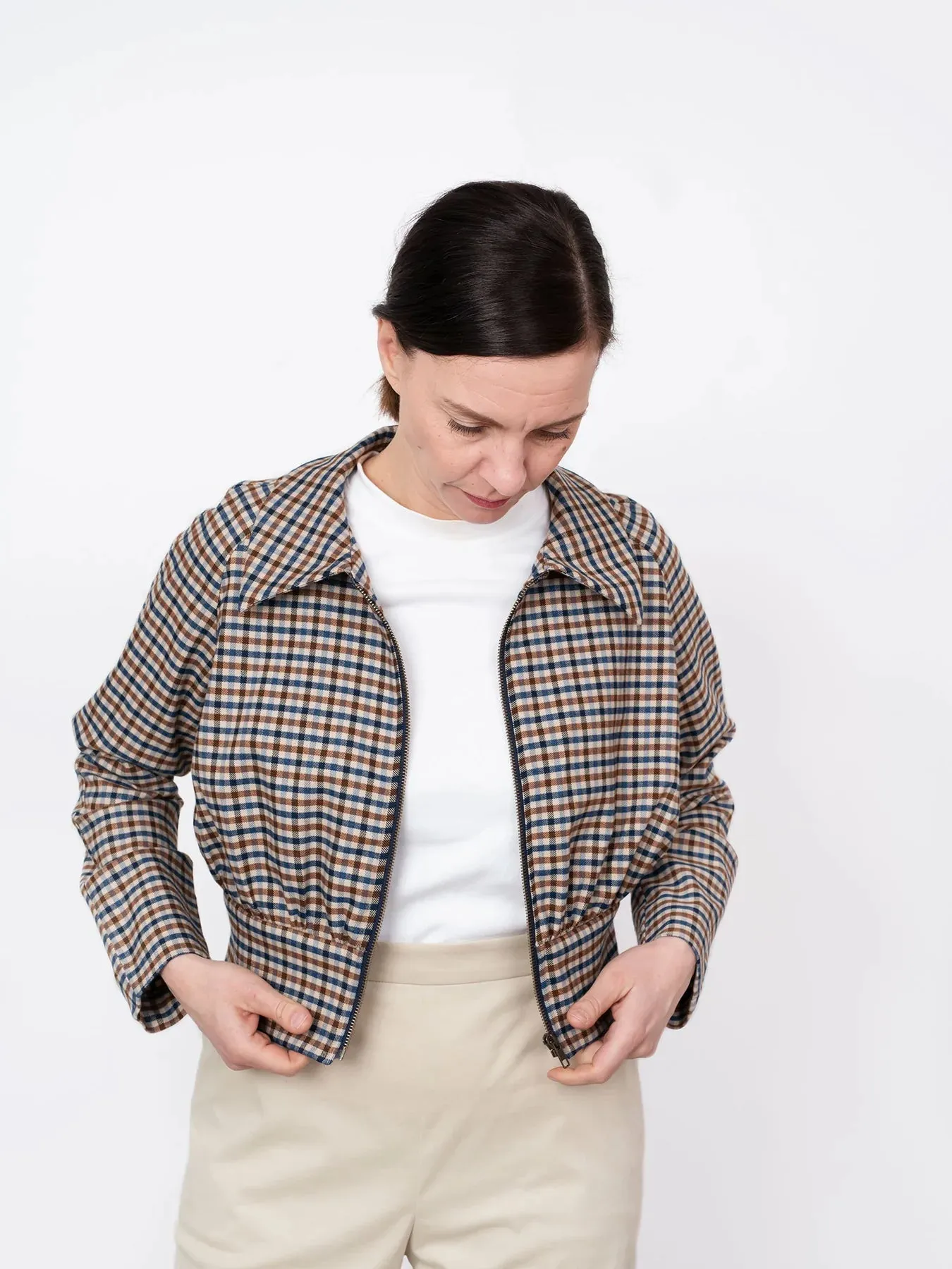 Cropped Jacket Sewing Pattern for XL to 3XL by THE ASSEMBLY LINE