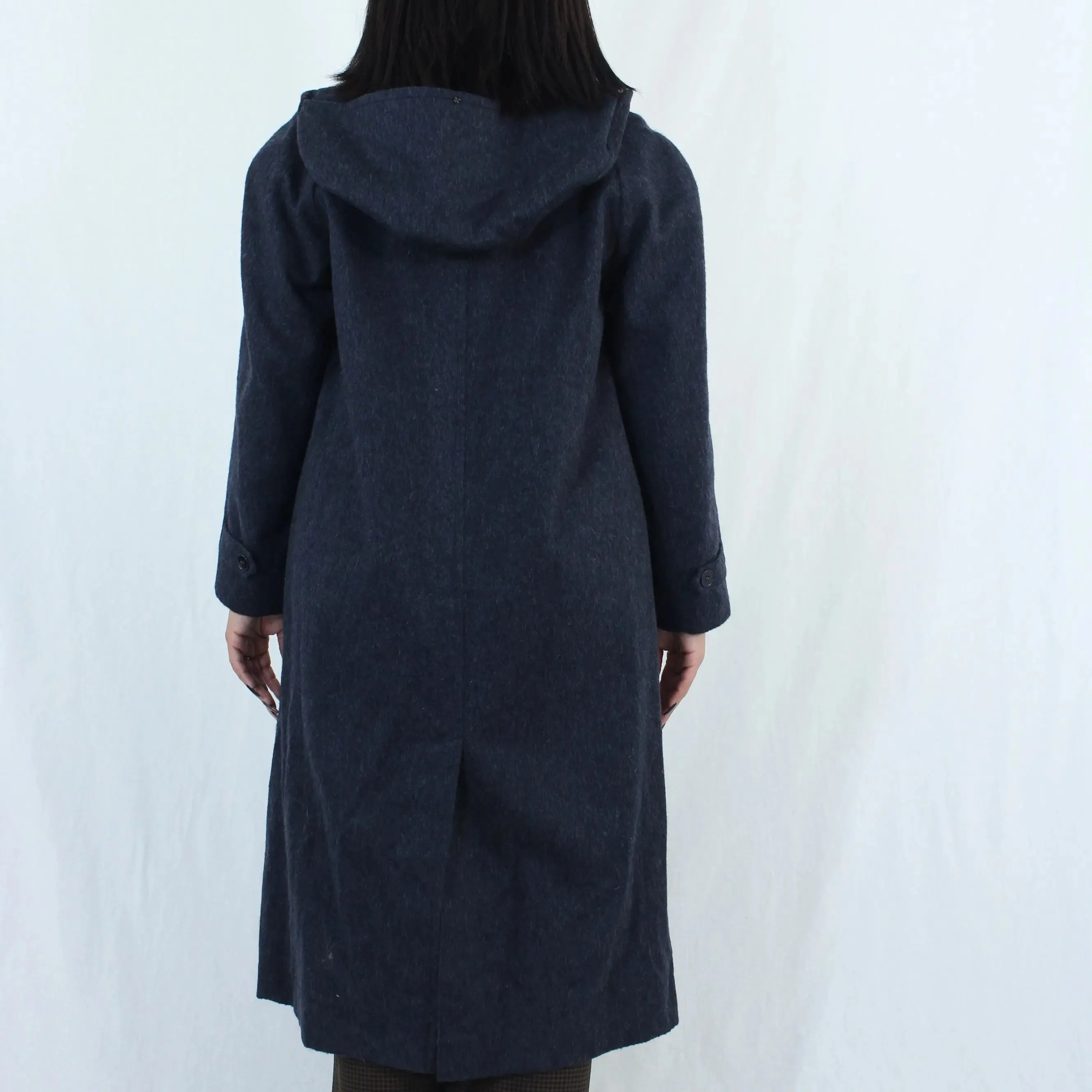 ThriftTale Hooded Vintage Wool Coat