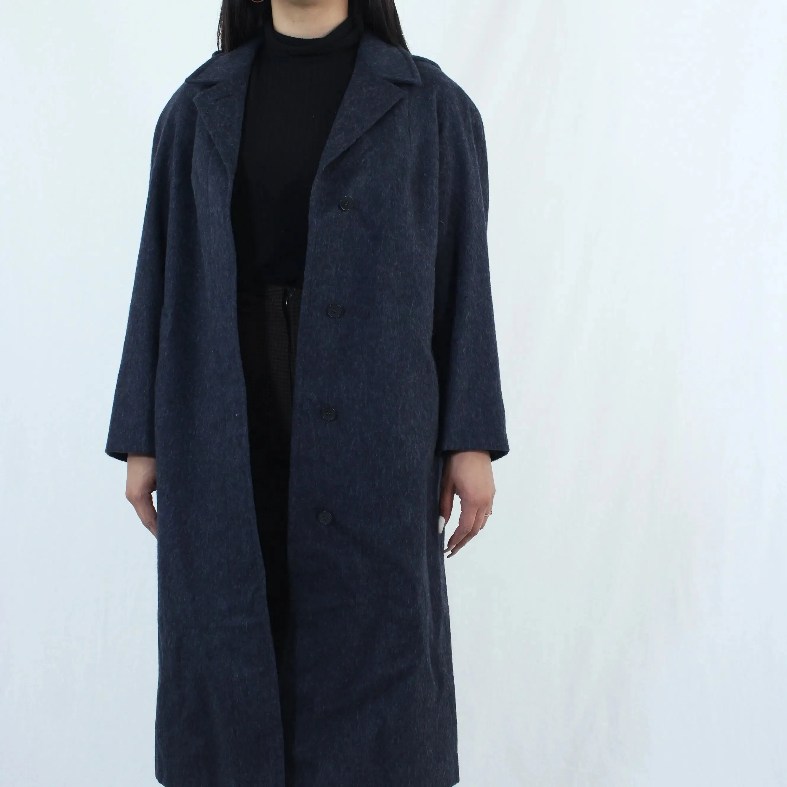 ThriftTale Hooded Vintage Wool Coat