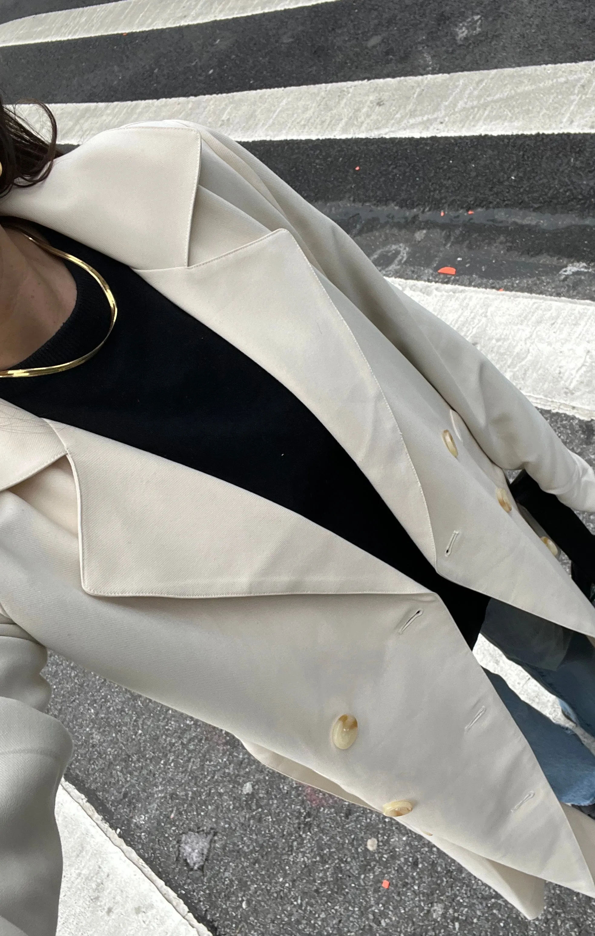 Trevor Trench Off White - Stylish and Trendy Apparel