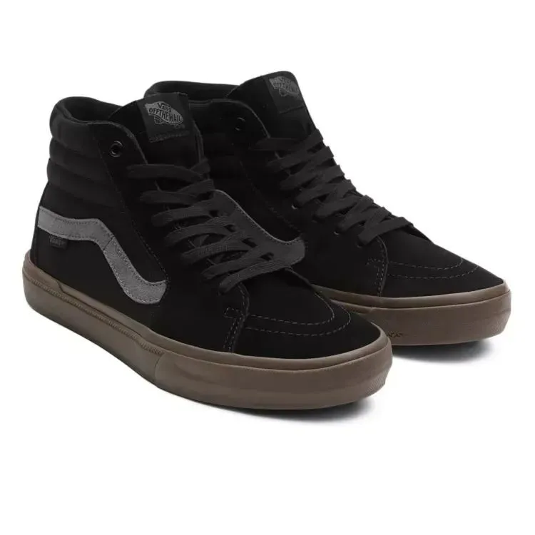 Vans BMX Sk8-Hi High-Top Skate Shoes in Black/Dark Gum