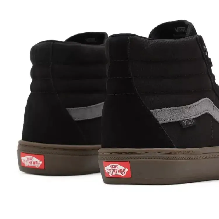 Vans BMX Sk8-Hi High-Top Skate Shoes in Black/Dark Gum