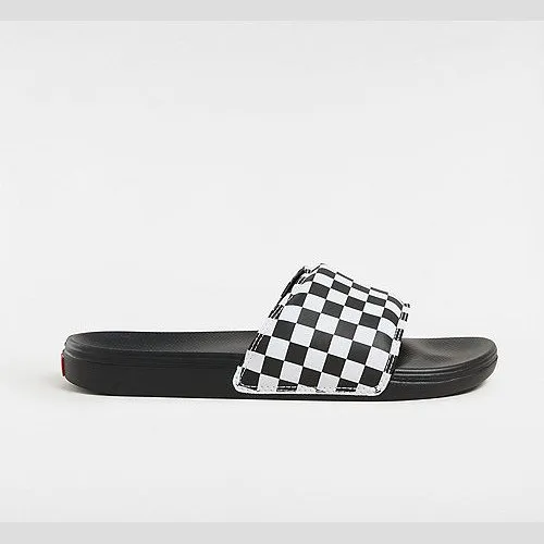 Vans Checkerboard Men's La Costa Slide-On Shoes in White