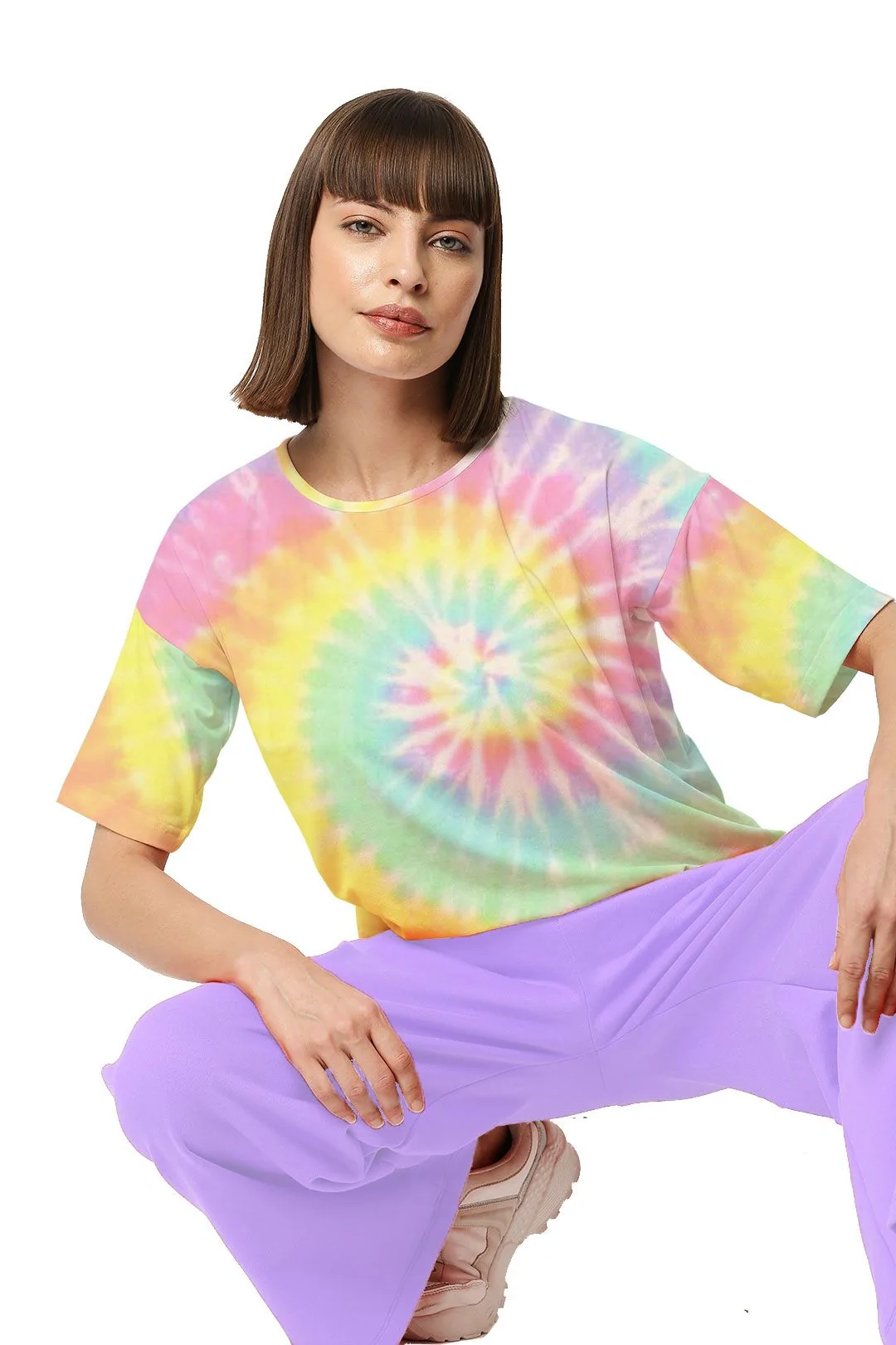 Vibrant Spiral Dye Shirt