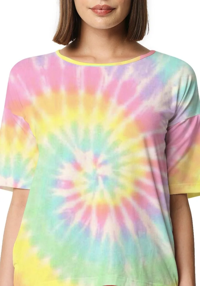 Vibrant Spiral Dye Shirt