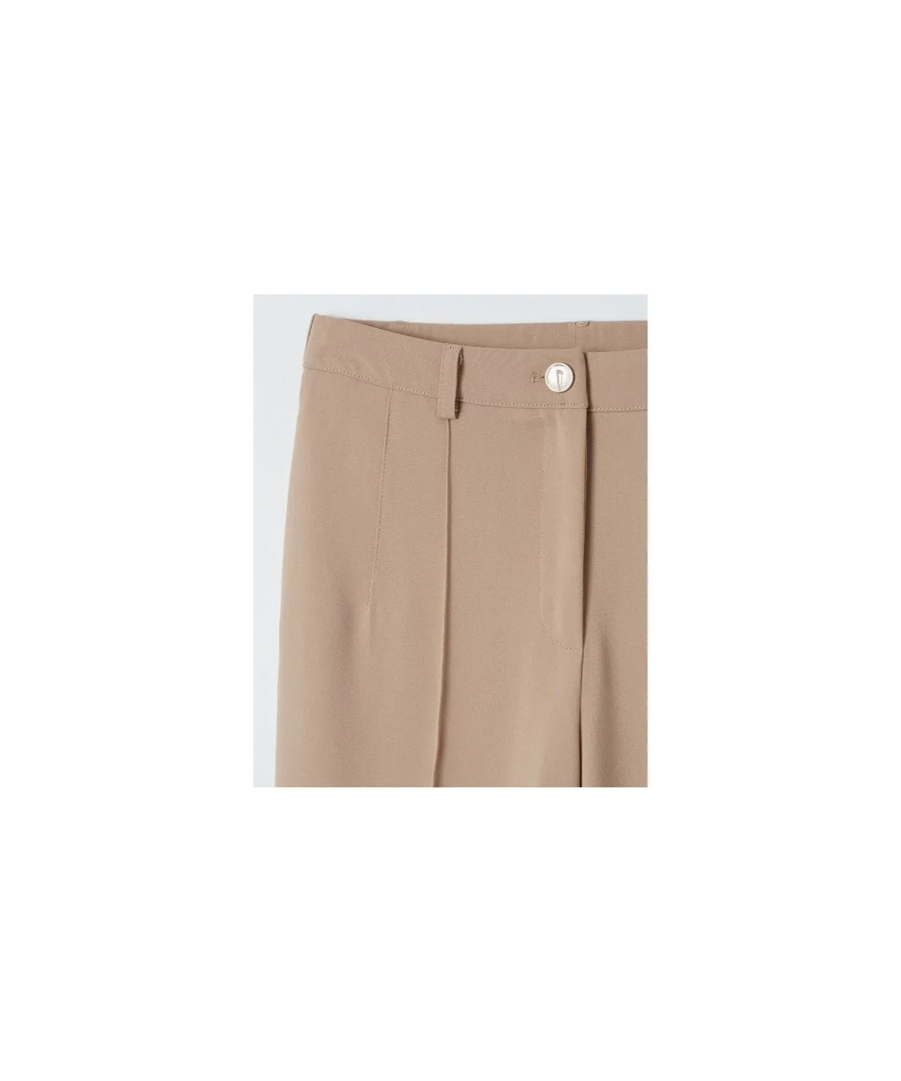 Women's Wide-leg Front Pleat Trousers