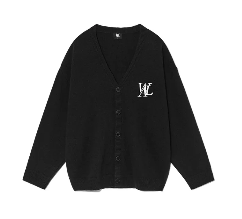 WOOALONG Casual Style Street Style Logo Cardigans Unisex