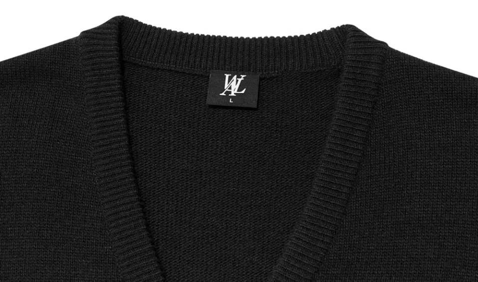 WOOALONG Casual Style Street Style Logo Cardigans Unisex