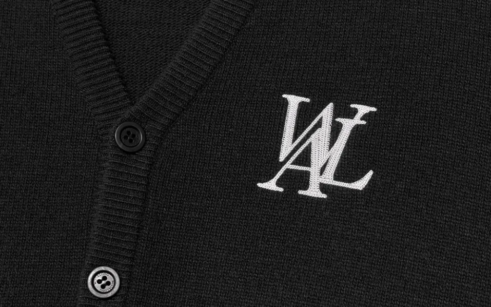 WOOALONG Casual Style Street Style Logo Cardigans Unisex