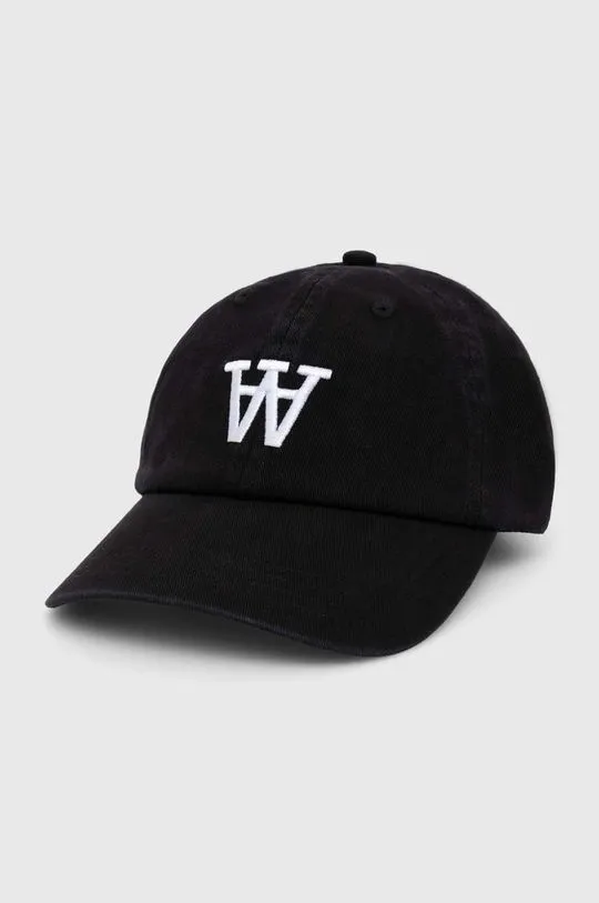 Wood Wood Cotton Baseball Cap Eli Embroidery Black Color 10000805.7083