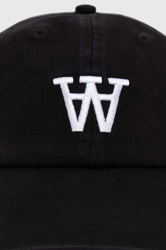 Wood Wood Cotton Baseball Cap Eli Embroidery Black Color 10000805.7083