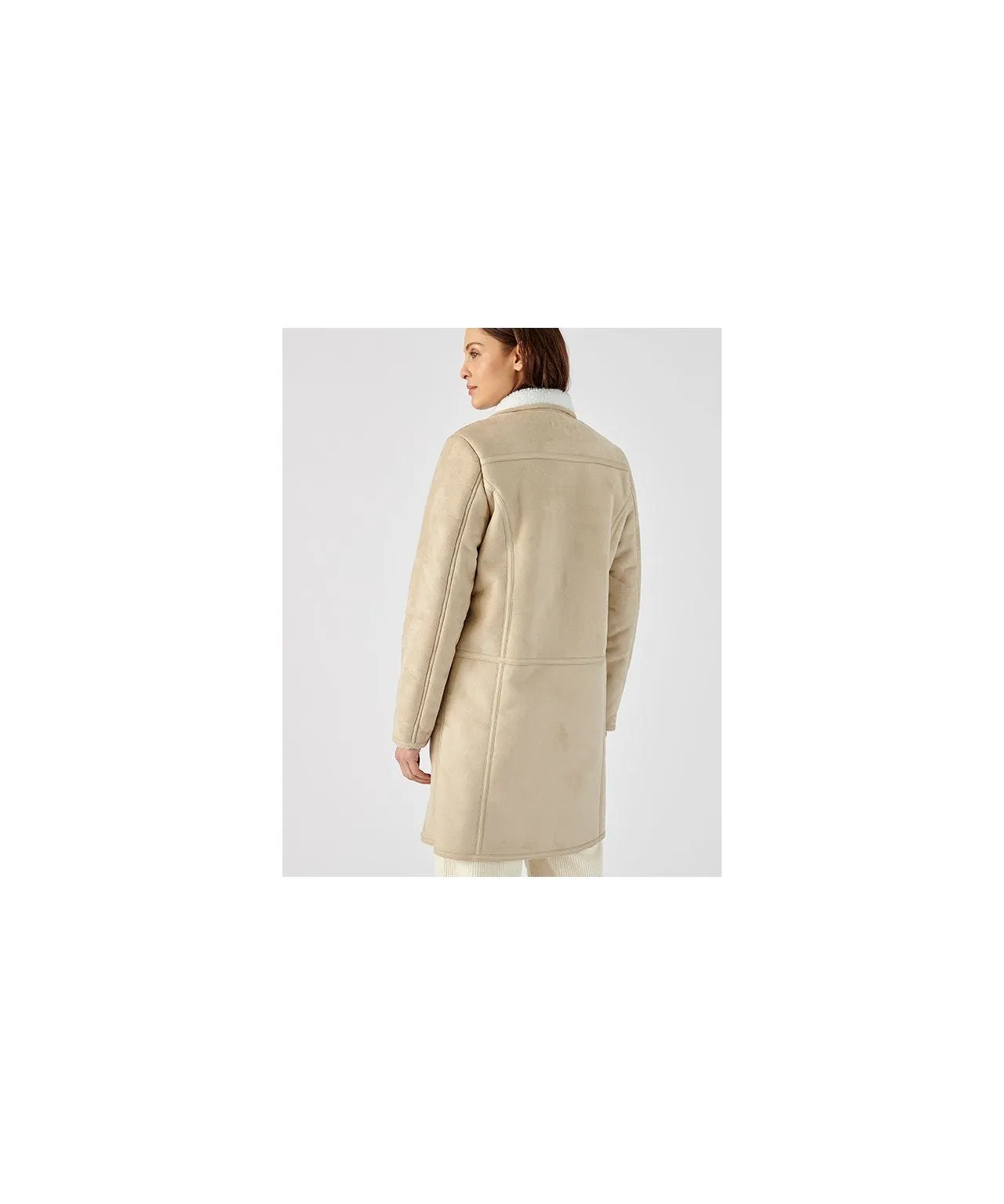 Wool Blend Long Coat