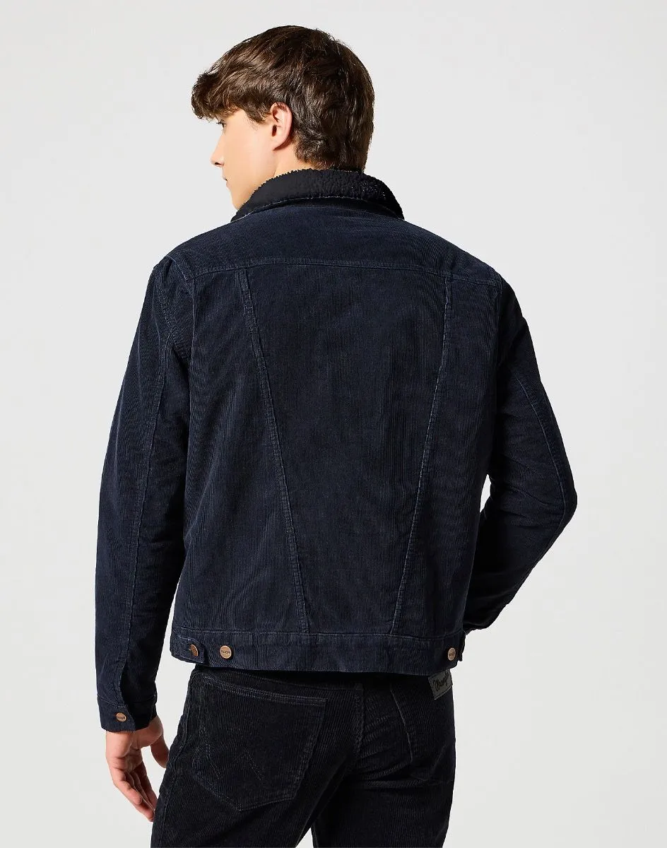 Black Wrangler 124MJ Sherpa Corduroy Jacket