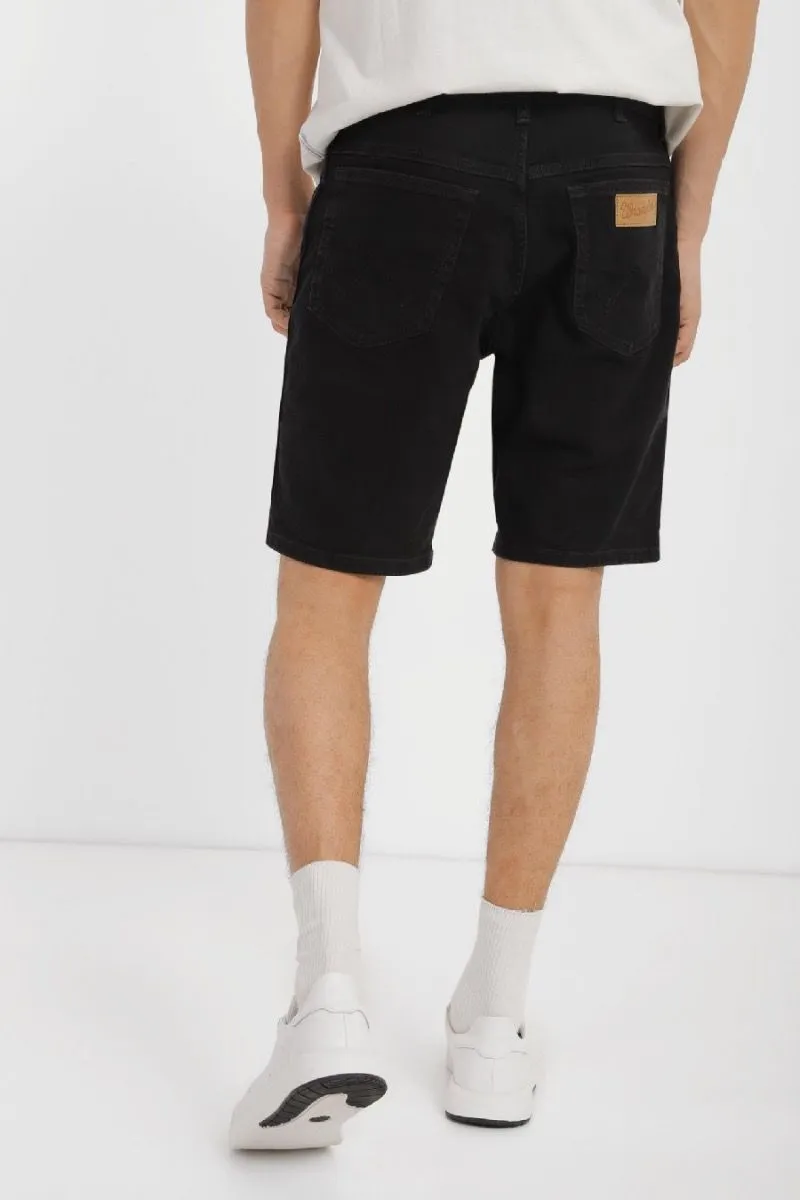 Wrangler Ebony Black Texas Denim Shorts