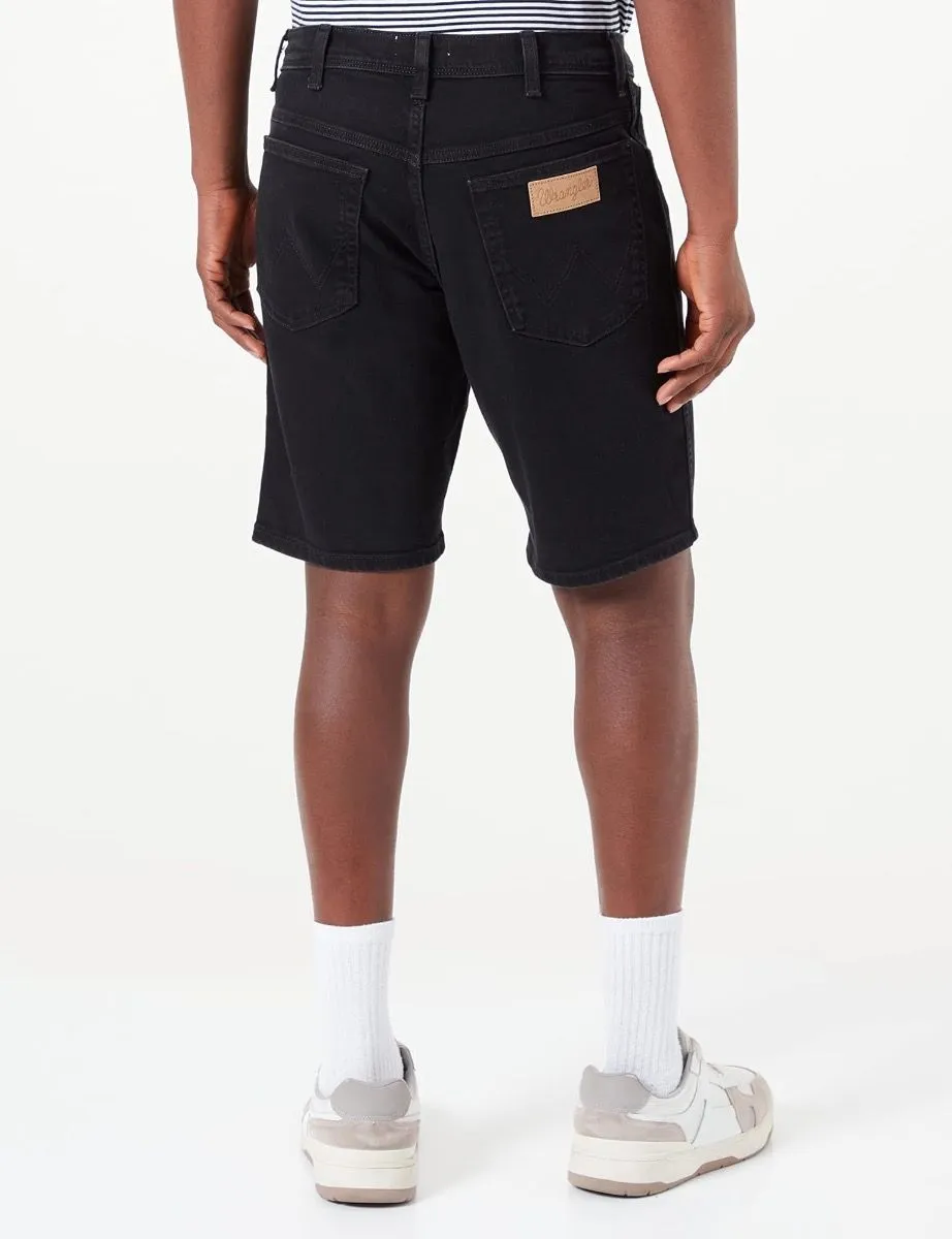 Wrangler Ebony Black Texas Denim Shorts