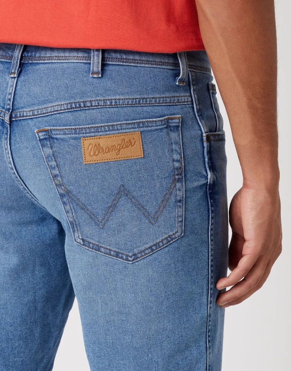 The Dude Stretch Denim Shorts from Wrangler Texas