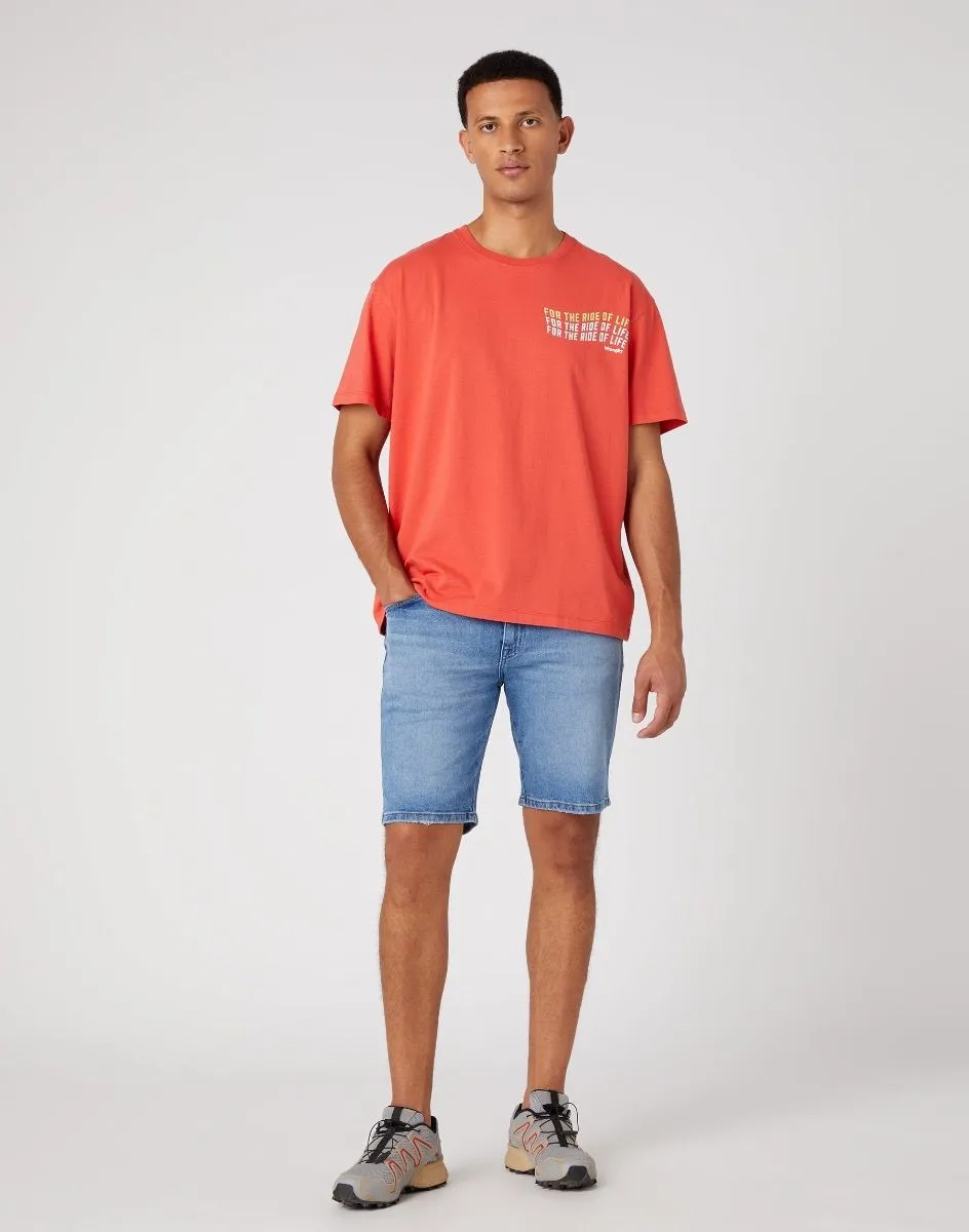 The Dude Stretch Denim Shorts from Wrangler Texas